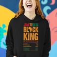 Junenth Black King Nutritional Melanin Dad Fathers Day V2 Women Hoodie Gifts for Her