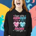Keeper Of Gender Reveal Pink Or Blue Mom Loves You Women Hoodie Gifts for Her
