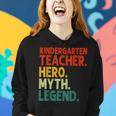 Kindergarten Lehrer Held Mythos Legende Vintage Lehrertag Frauen Hoodie Geschenke für Sie