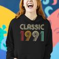 Klassisch 1991 Vintage 32 Geburtstag Geschenk Classic Frauen Hoodie Geschenke für Sie