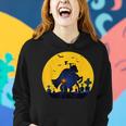 Klassisches Retro- „Kopfloser Reiter“ Sleepy Holloween Moon Frauen Hoodie Geschenke für Sie