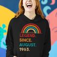 Legend Since August 1963 59 Geburtstag Geschenk Born In 1963 Frauen Hoodie Geschenke für Sie