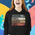 Legend Since March 1963 60 Years Old Gifts 60Th Birthday Women Hoodie Gifts for Her
