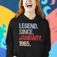 Legende Seit Januar 1965 Jahrgang Geburtstag Frauen Hoodie Geschenke für Sie