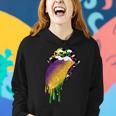 Leopard Lip With Tongue Out Women Love Mardi Gras Parade Women Hoodie Gifts for Her