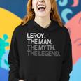 Leroy Geschenk The Man Myth Legend Frauen Hoodie Geschenke für Sie