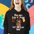 Lion Of Judah Cross Jesus Christian Lord God Believer Gift Women Hoodie Gifts for Her