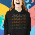 Love Heart Jacalyn Im GrungeVintage-Stil Schwarz Jacalyn Frauen Hoodie Geschenke für Sie