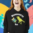 Mamasaurus Rex Funny Mothers Day GiftShirt 3 Three Kids Women Hoodie Gifts for Her