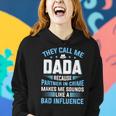Mens They Call Me Dada Because Partner In Crime Fathers Day Women Hoodie Gifts for Her