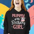Mommy Of The Birthday Girl Cow Farm Birthday Party Mom Mama Women Hoodie Gifts for Her