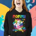 Mommy Of The Birthday Princess Girl Dabbing Unicorn Mom Women Hoodie Gifts for Her