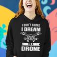 Nicht Schnarchen Ich Träume Ich Bin Ein Drone Drone Pilot Frauen Hoodie Geschenke für Sie