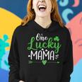 One Lucky Mama Shirt St Patricks Day Funny Mom Gift Women Hoodie Gifts for Her