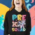 Pre K Squad Rocks First Day Back To School Primary Teacher Women Hoodie Gifts for Her