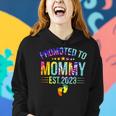 Promoted To Mommy Est 2023 New Mom Gift Tie Dye Mothers Day Women Hoodie Gifts for Her