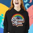 Proud Gay Pride Mom Mothers Day Gift Rainbow Flag Lgbt Women Hoodie Gifts for Her