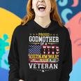 Proud Godmother Vietnam War Veteran Matching With Family Women Hoodie Gifts for Her