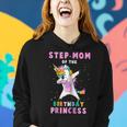 Proud Step-Mom Of A Birthday Unicorn Dab Girl Women Hoodie Gifts for Her
