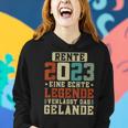 Rente 2023 Eine Echte Legende Verlässt Das Gelände Retro Frauen Hoodie Geschenke für Sie