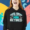 Retired Navy Hospital Corpsman Retirement Gift Military Women Hoodie Gifts for Her