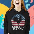 Retro Chicken Daddy Farmer American Flag Fathers Day Mens Women Hoodie Gifts for Her Retro Chicken Daddy Farmer American Flag Fathers Day Mens Women Hoodie Gifts for Her