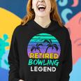 Ruhestand Bowling-Legende Hoodie, Retro 80er Jahre Sonnenuntergang Geschenke für Sie