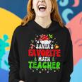 Santas Favorite Dance Teacher Group Matching Christmas 2022 Women Hoodie Graphic Print Hooded Sweatshirt Gifts for Her