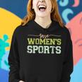Save Womens Sports Support Females Athletes In Sports Women Hoodie Gifts for Her