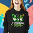Shenanigans Squad Gnomes Shamrock Happy St Patricks Day Women Hoodie Gifts for Her