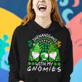 Shenanigans With My Gnomies St Patricks Day Gnomes Rainbow Women Hoodie Gifts for Her