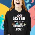 Sister Of The Birthday Boy Dog Lover Party Puppy Theme Women Hoodie Gifts for Her