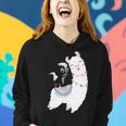 Skunk Riding Llama Funny Skunk Cute Gift Ideas Women Hoodie Gifts for Her