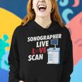 Sonographie Hoodie: Live Love Scan, Medizinische Ultraschall Technik Geschenke für Sie