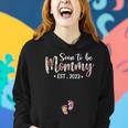 Soon To Be Mommy Est 2023 Pregnancy Announcement Tie Dye Mom Gift For Womens Women Hoodie Gifts for Her