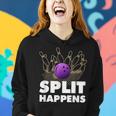 Split Happens I Bowling Kegeln Pin Kugel Kegelverein Frauen Hoodie Geschenke für Sie