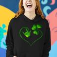 St Patricks Day I Love You Asl Sign Language S Women Hoodie Gifts for Her