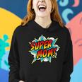 Super Mom Comic Book Superhero Mothers Day  Women Hoodie Gifts for Her