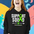 Support Squad Mental Health Awareness Green Ribbon Women Women Hoodie Gifts for Her