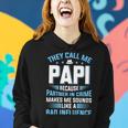 They Call Me Papi Because Partner In Crime Fathers Day Women Hoodie Gifts for Her