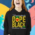 Unapologetically Dope Black Healthcare Worker Heartbeat Women Hoodie Gifts for Her