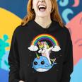 Unicorn Narwhal Rainbow Best Friends Unicorn Squad Women Hoodie Gifts for Her