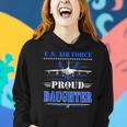 Us Air Force Proud Daughter Womens -Usaf Air Force Veterans Women Hoodie Gifts for Her