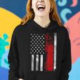 Us American Flag Semi Truck Driver 18 Wheeler Trucker Gifts Women Hoodie Gifts for Her