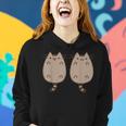 Valentines Day Couples Cat Kitty Kitten Cat Lover Funny Women Hoodie Gifts for Her