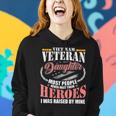 Vietnam Veteran Daughter American Flag Military Us Patriot V2 Women Hoodie Gifts for Her