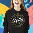 Vintage Lolly Like A Grandma Only Cooler Cute Mothers Day Women Hoodie Gifts for Her