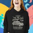 Vintage London Car Women Hoodie Gifts for Her