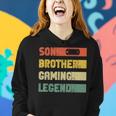 Vintage Sohn Bruder Gaming Legende Retro Video Gamer Junge Frauen Hoodie Geschenke für Sie