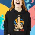 Volley Llama Sports Game Volleyball Women Hoodie Gifts for Her